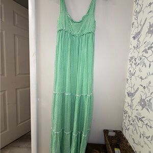 Forever 21 Green Gingham Sundress